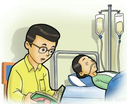 Detail Gambar Karikatur Menjenguk Teman Yang Sakit Nomer 15