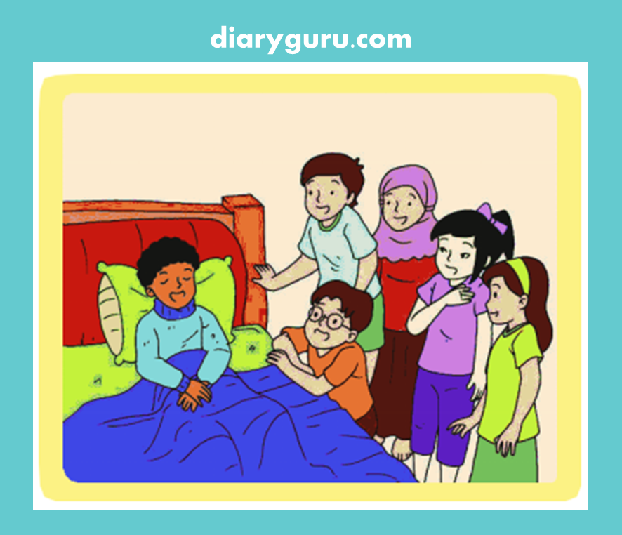 Detail Gambar Karikatur Menjenguk Teman Yang Sakit Nomer 23