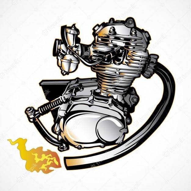 Detail Gambar Karikatur Mesin Motor Nomer 3