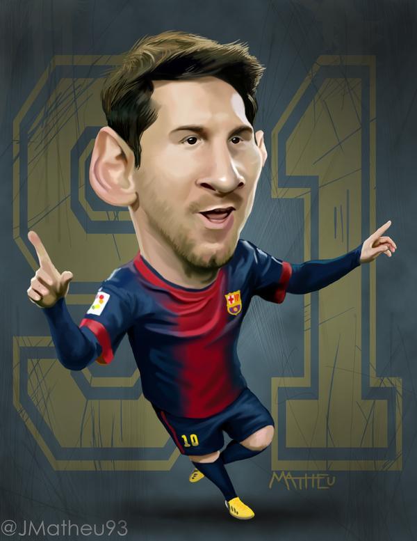 Gambar Karikatur Messi - KibrisPDR