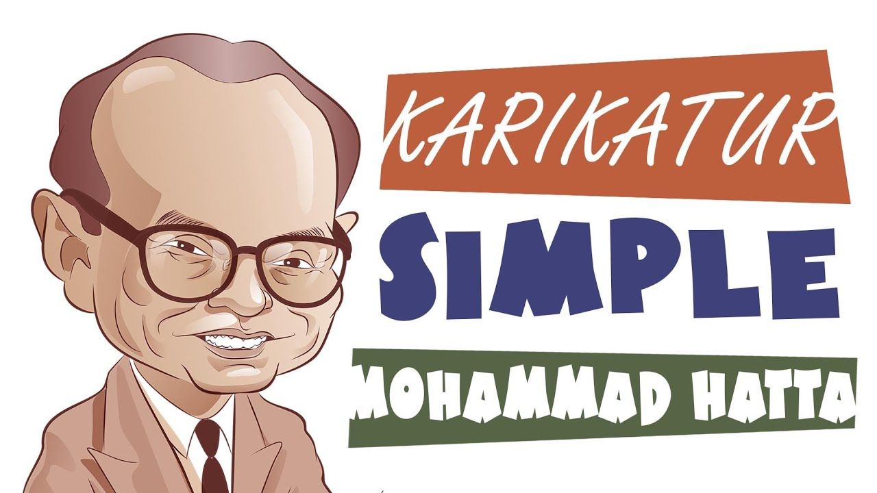 Gambar Karikatur Moh Hatta - KibrisPDR