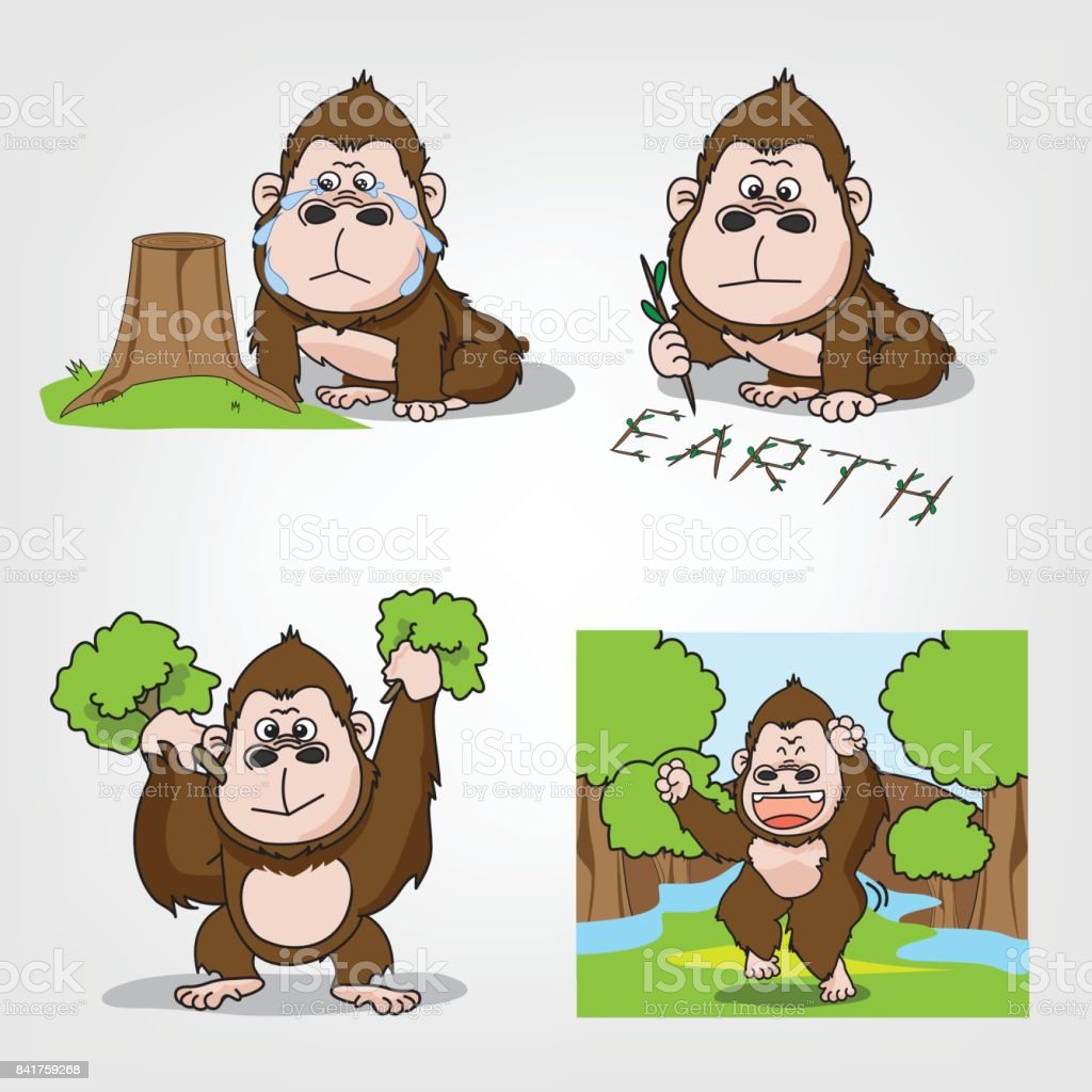 Detail Gambar Karikatur Monyet Nomer 51