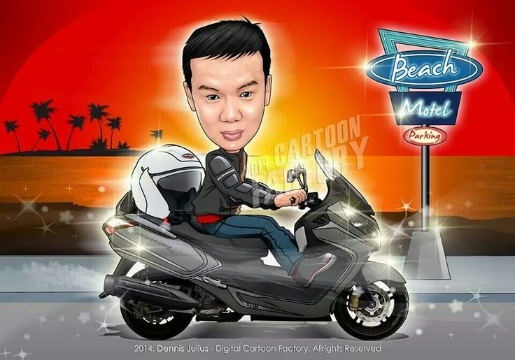 Detail Gambar Karikatur Motor Nmax Nomer 6