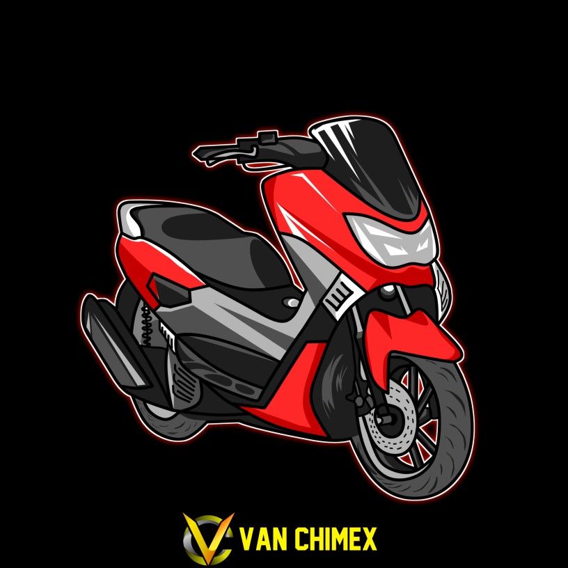 Detail Gambar Karikatur Motor Nmax Nomer 7