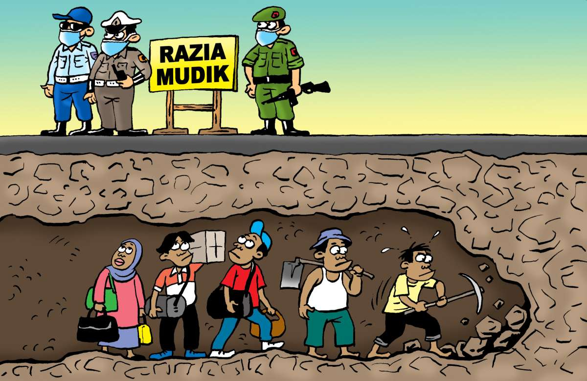 Detail Gambar Karikatur Mudik Nomer 42