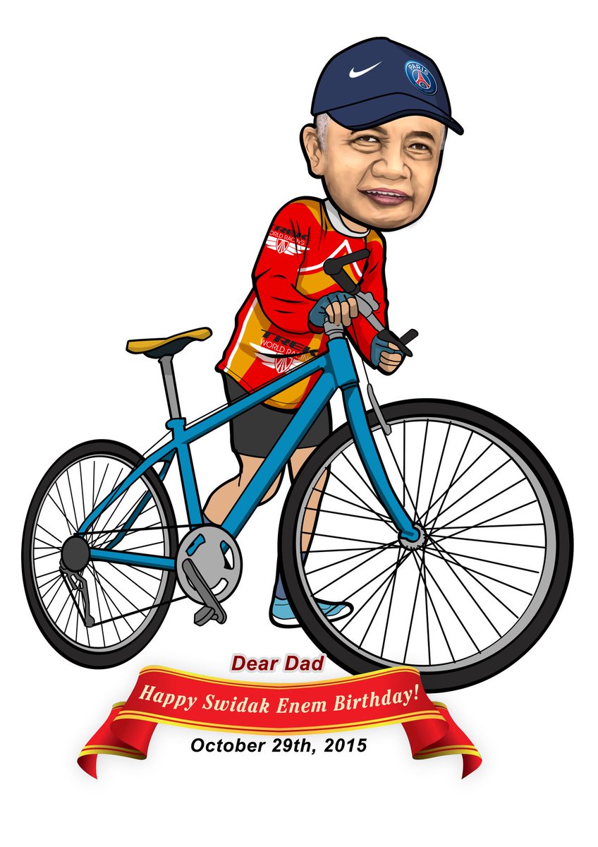 Gambar Karikatur Naik Sepeda - KibrisPDR