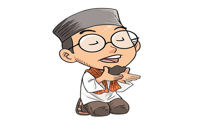 Detail Gambar Karikatur Orang Lagi Sholat Nomer 33