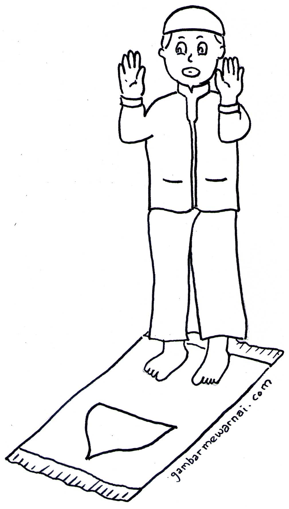 Detail Gambar Karikatur Orang Shalat Nomer 30