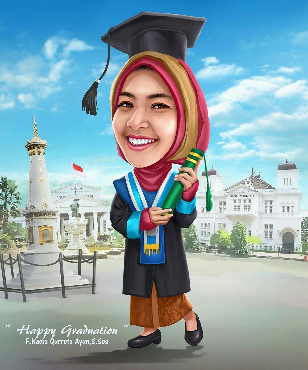 Detail Gambar Karikatur Orang Wisuda Nomer 2