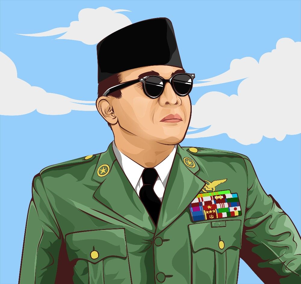 Detail Gambar Karikatur Pahlawan Soekarno Nomer 24