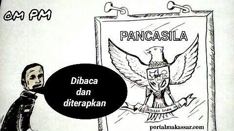 Detail Gambar Karikatur Pancasila Nomer 3