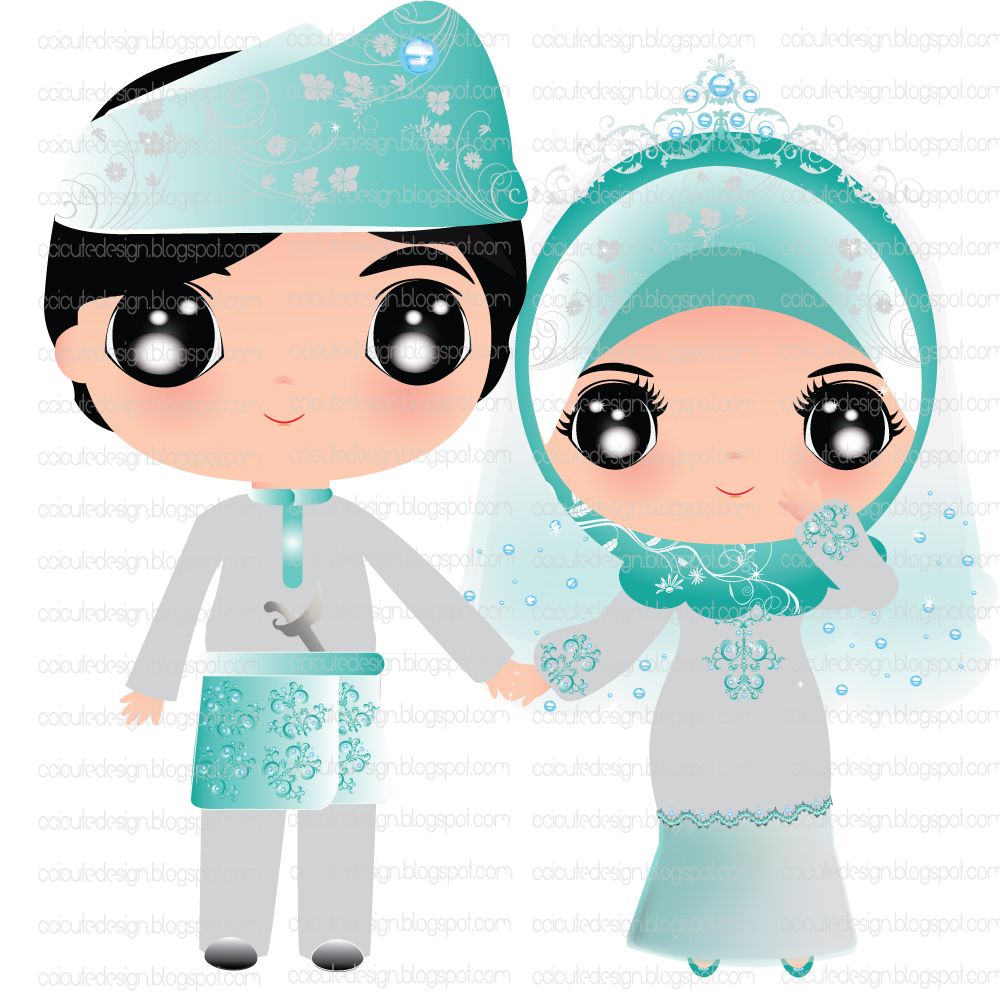 Detail Gambar Karikatur Pasangan Nikah Nomer 3