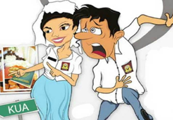 Detail Gambar Karikatur Pasangan Nikah Nomer 53