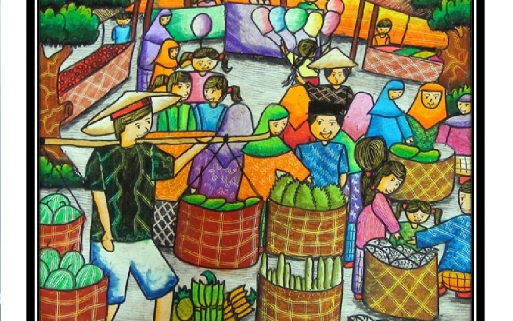 Download Gambar Karikatur Pasar Tradisional Nomer 8