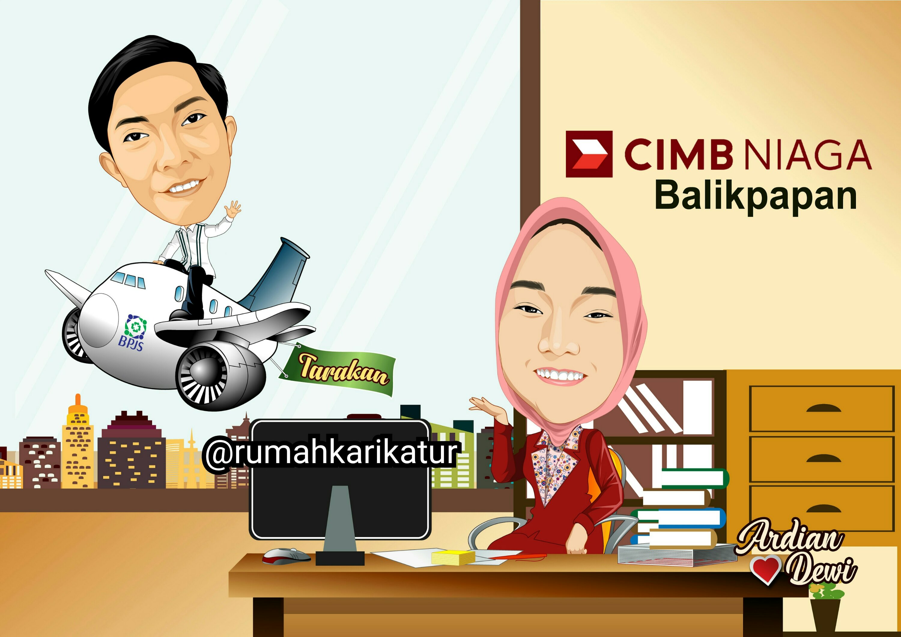 Detail Gambar Karikatur Pegawai Bank Nomer 14