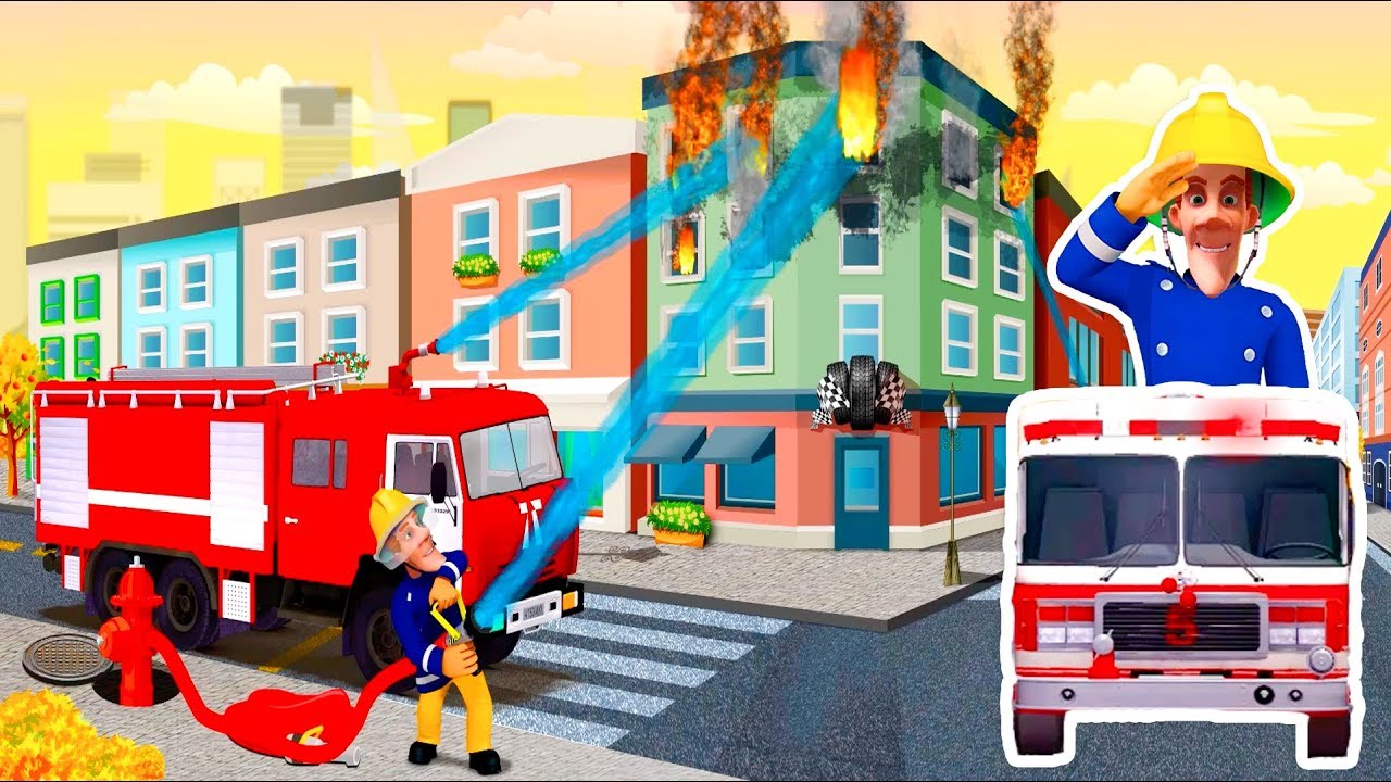 Detail Gambar Karikatur Pemadam Kebakaran Nomer 20