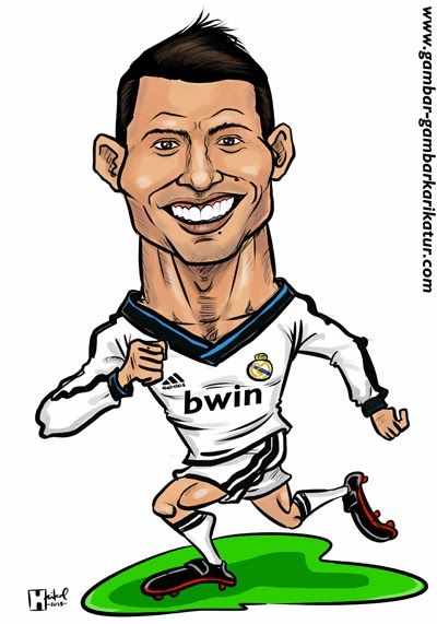 Detail Gambar Karikatur Pemain Bola Nomer 9