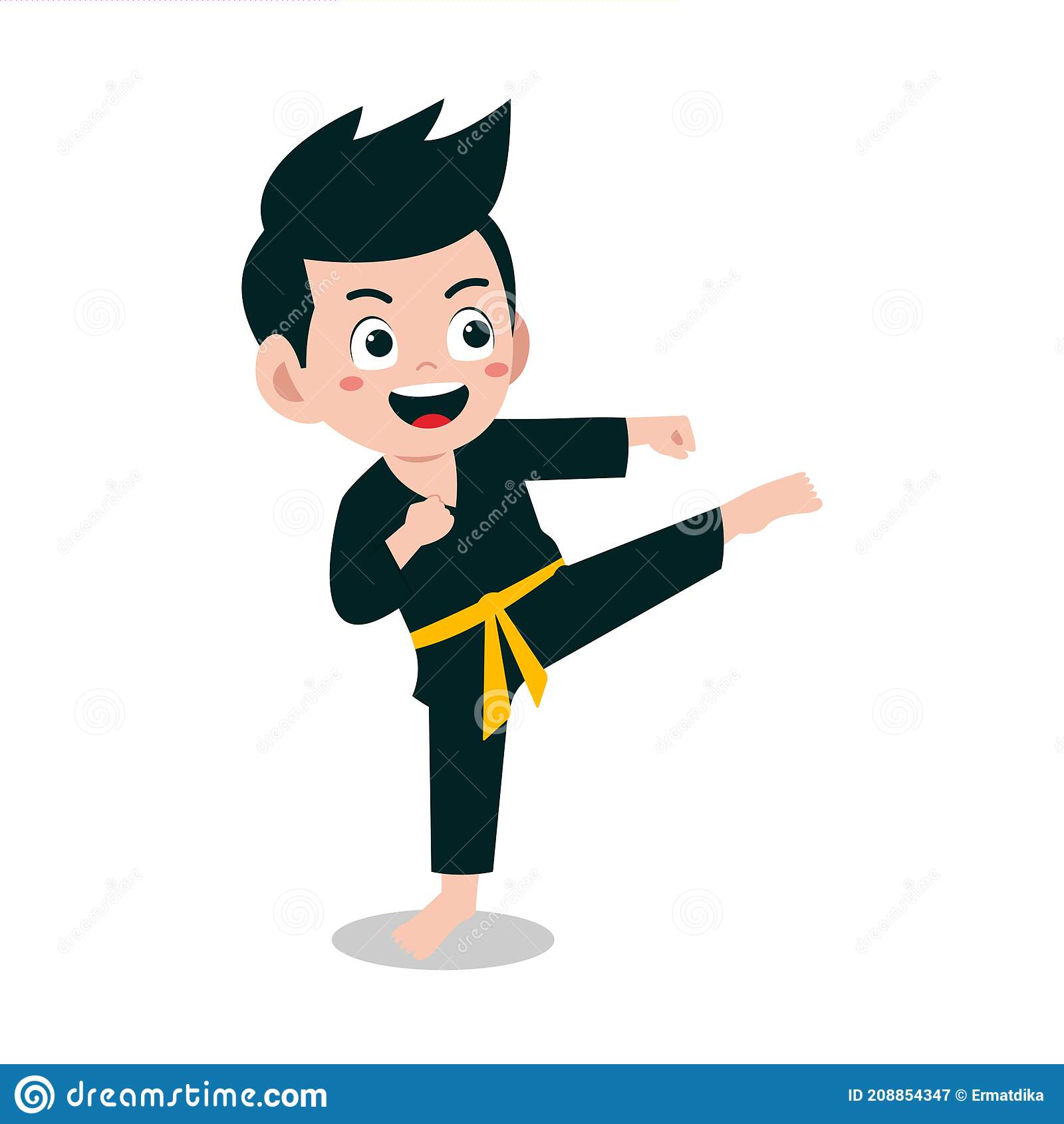 Gambar Karikatur Pencak Silat - KibrisPDR