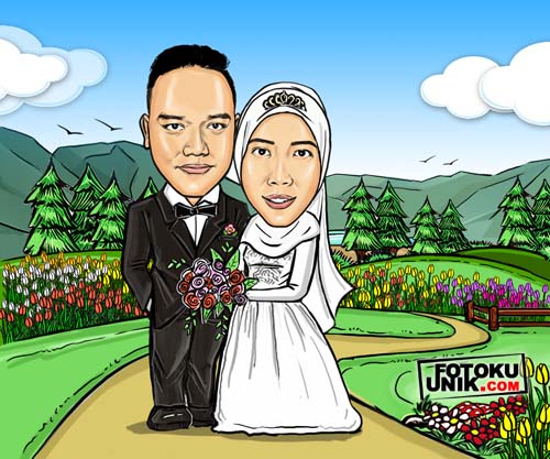 Gambar Karikatur Pengantin - KibrisPDR