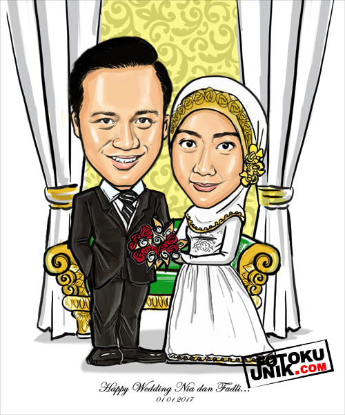 Detail Gambar Karikatur Pengantin Jawa Nomer 36