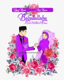 Detail Gambar Karikatur Pengantin Muslim Nomer 5