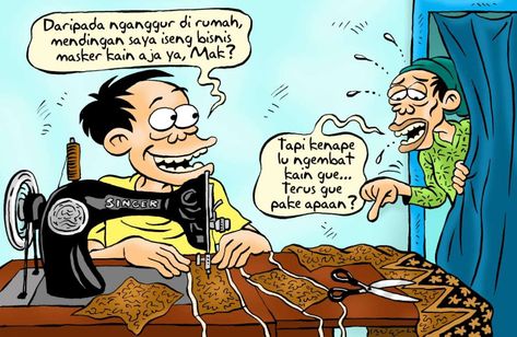 Detail Gambar Karikatur Penjahit Nomer 50