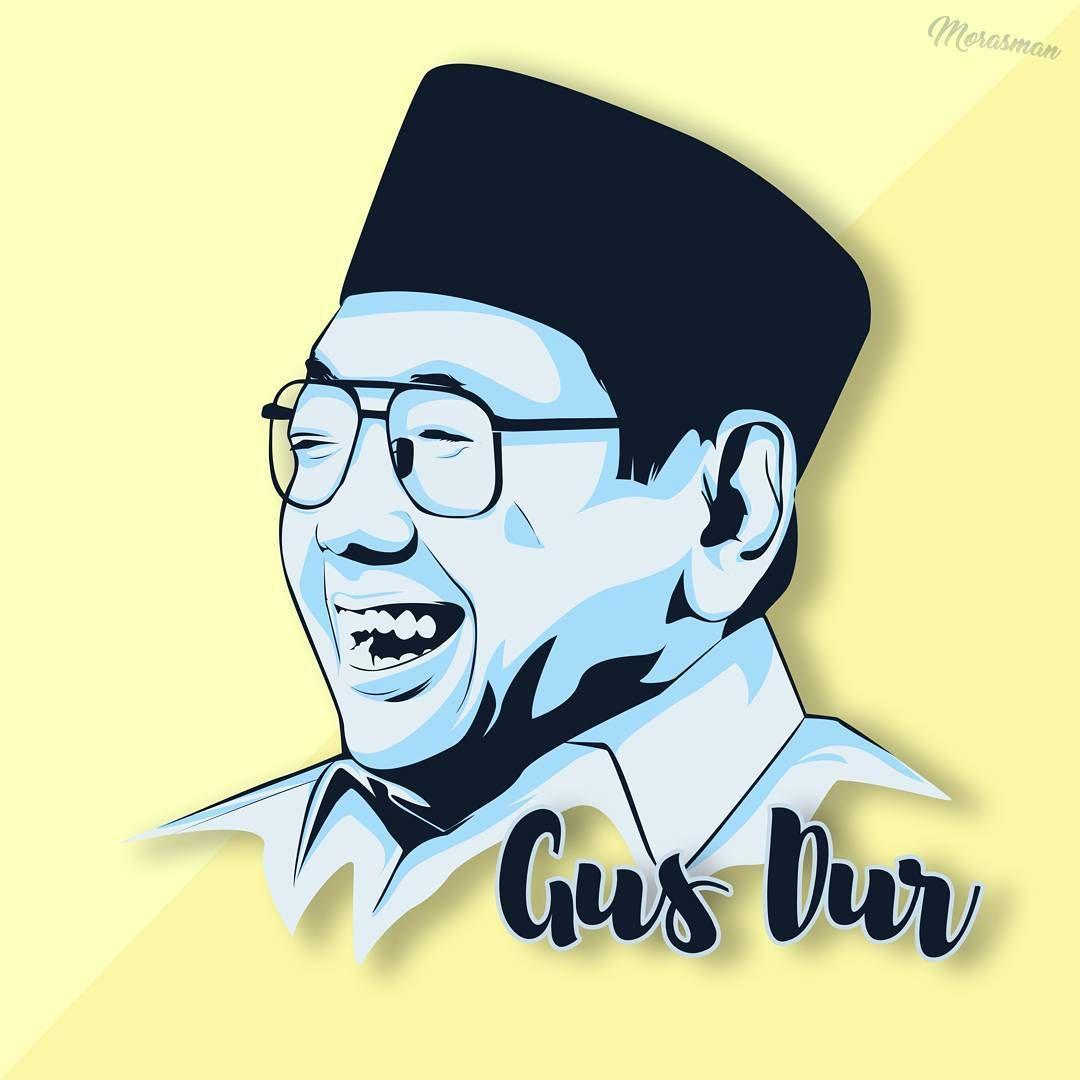 Detail Gambar Karikatur Pensil Gus Dur Nomer 11