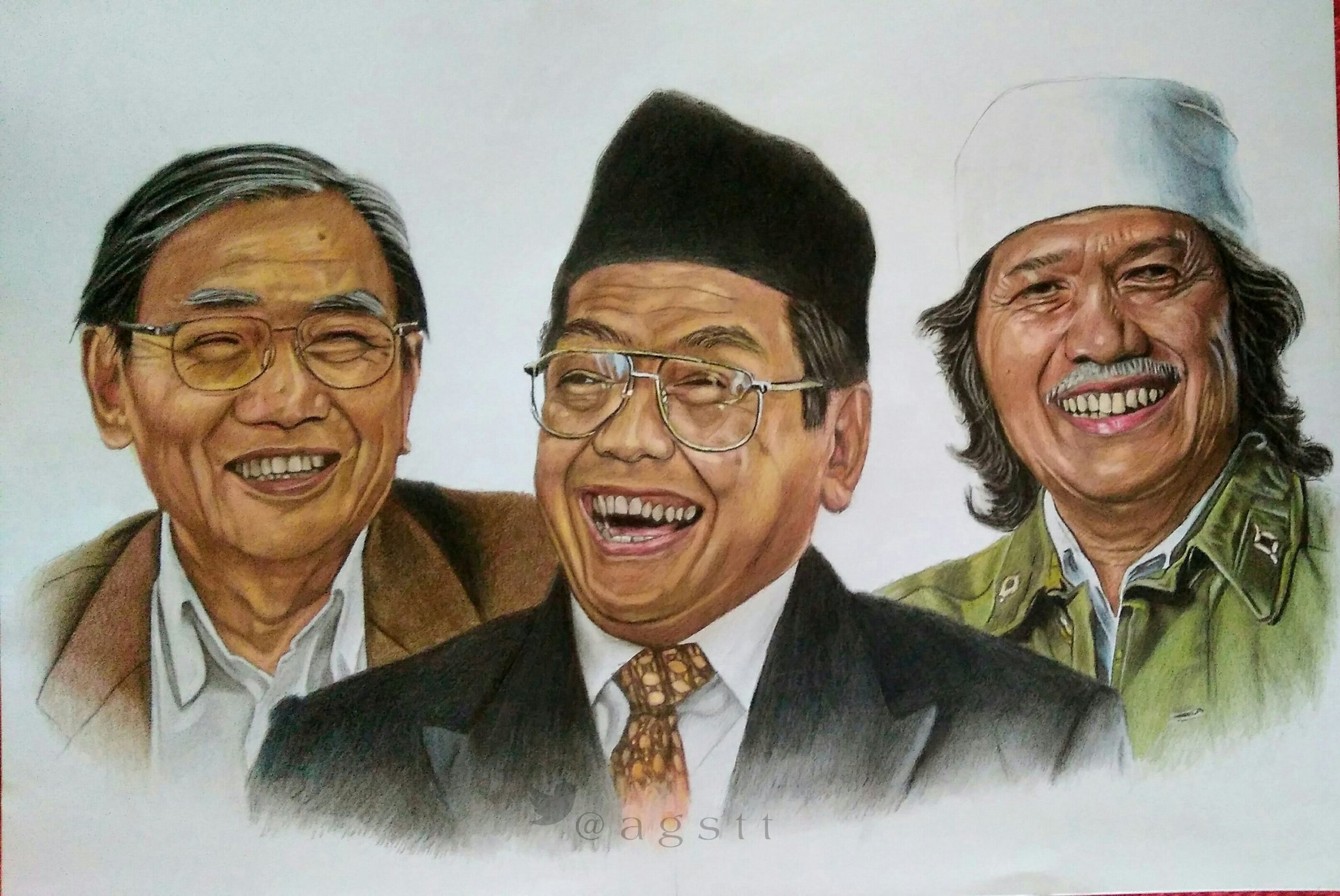 Detail Gambar Karikatur Pensil Gus Mus Nomer 8