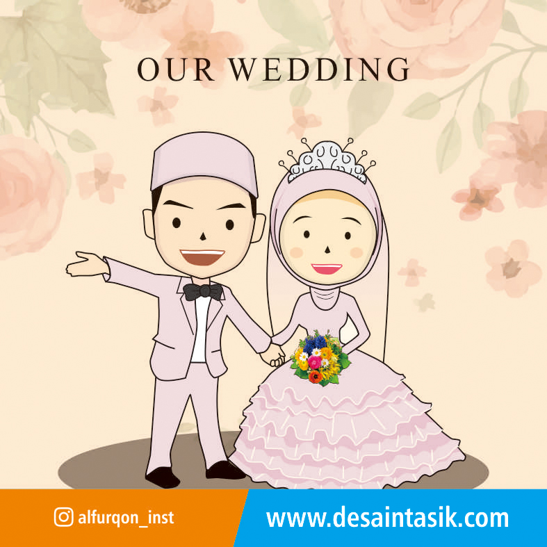 Detail Gambar Karikatur Pernikahan Islami Nomer 19