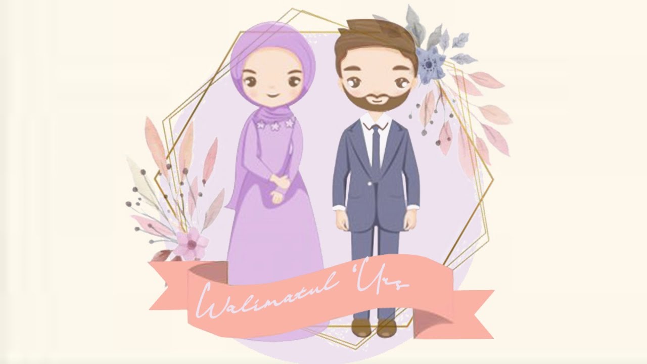 Detail Gambar Karikatur Pernikahan Islami Nomer 7