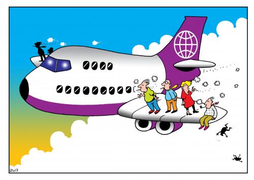 Detail Gambar Karikatur Pesawat Terbang Nomer 9