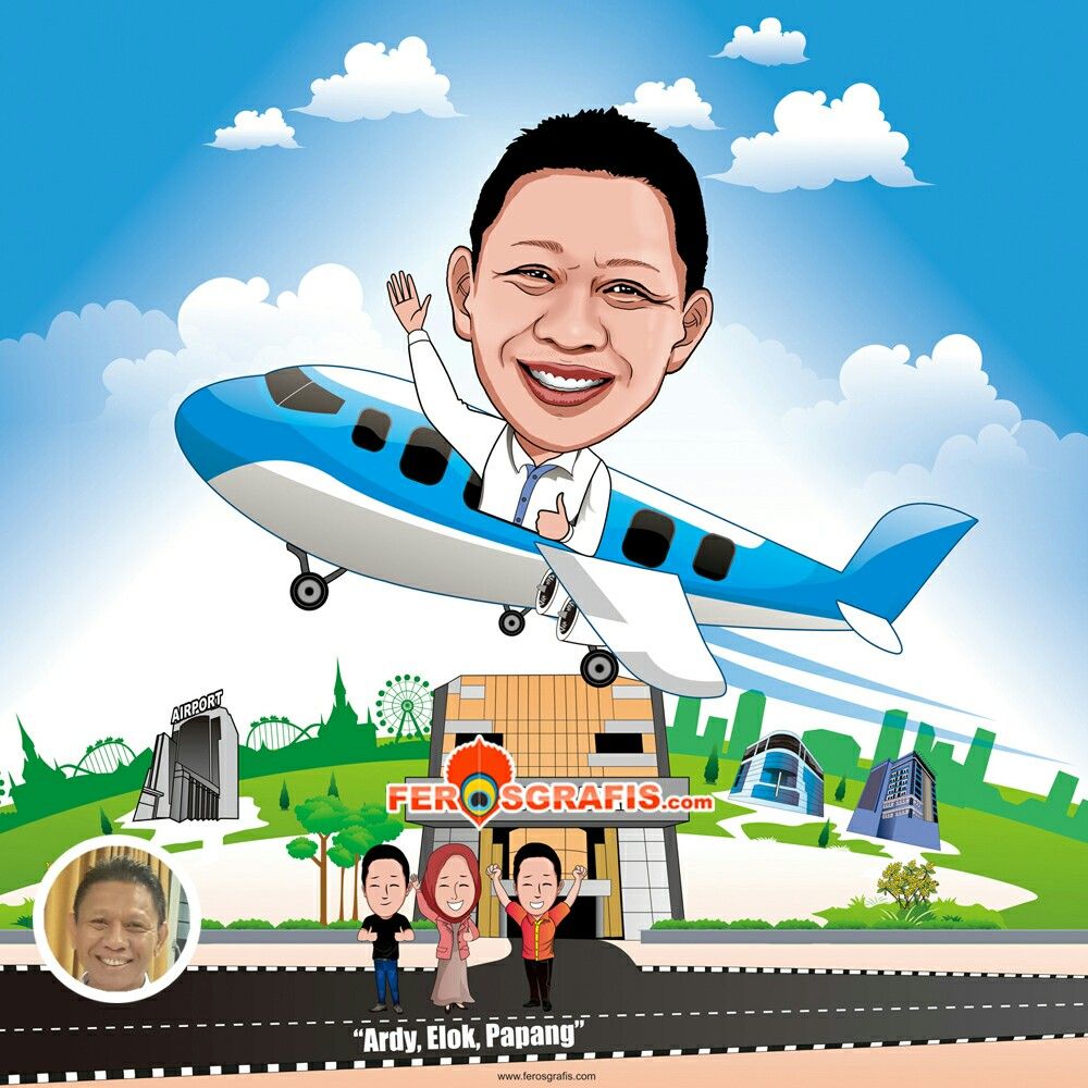 Detail Gambar Karikatur Pesawat Terbang Nomer 17