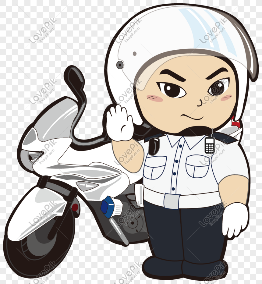 Detail Gambar Karikatur Polisi Lalu Lintas Nomer 13