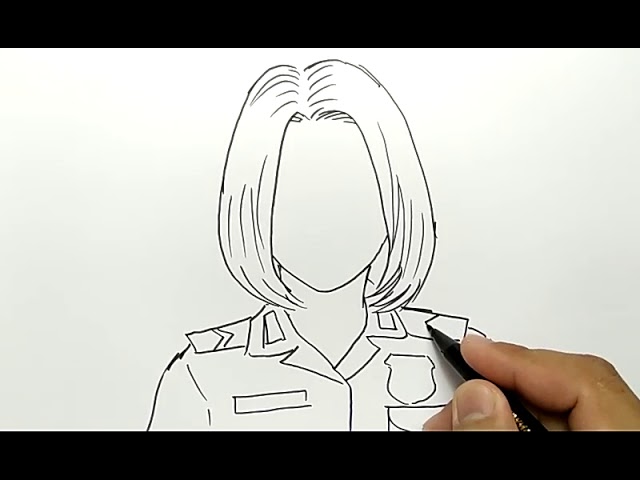 Detail Gambar Karikatur Polisi Wanita Nomer 18