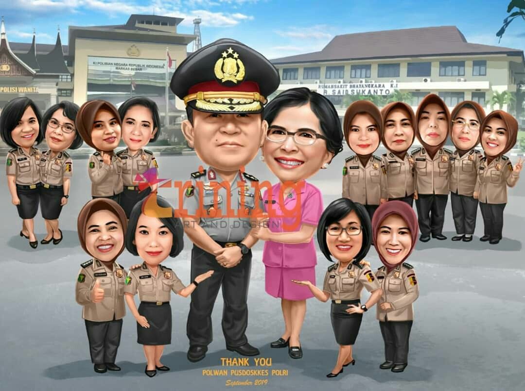 Detail Gambar Karikatur Polwan Nomer 15