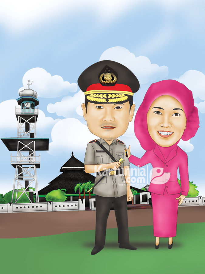 Detail Gambar Karikatur Polwan Nomer 22