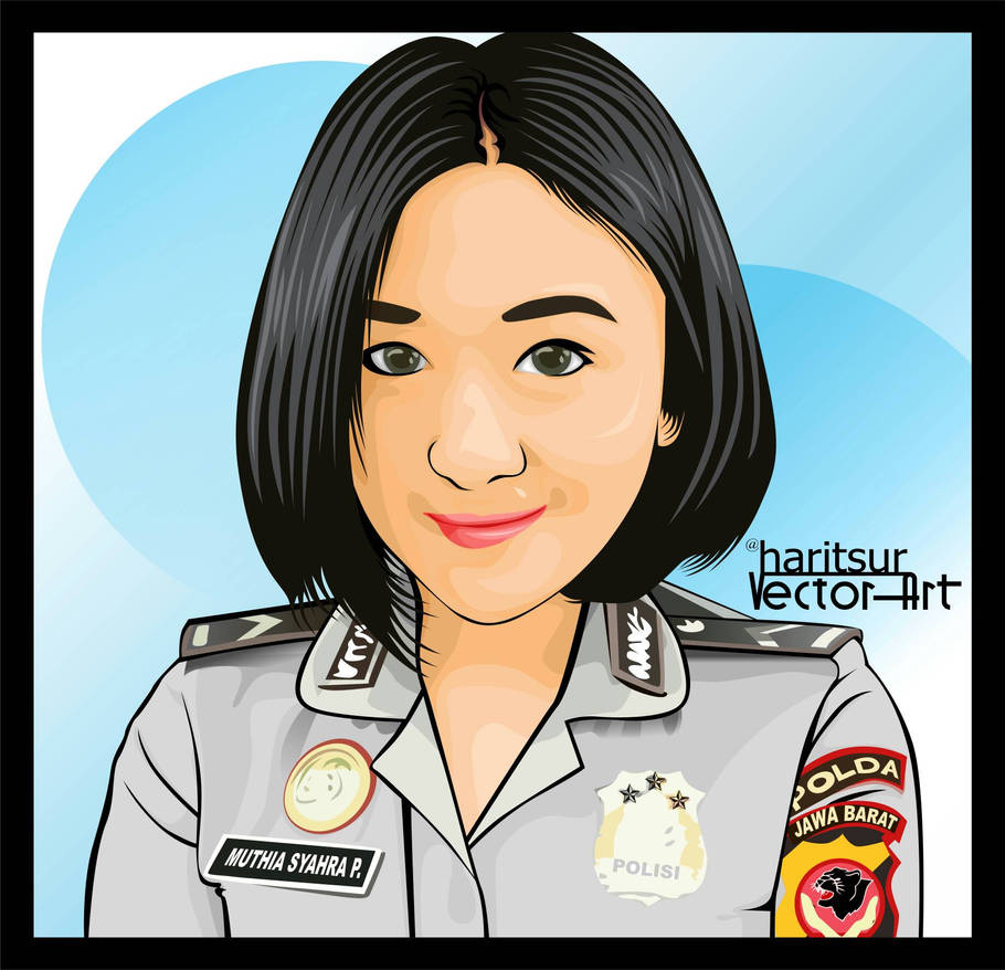 Detail Gambar Karikatur Polwan Nomer 9