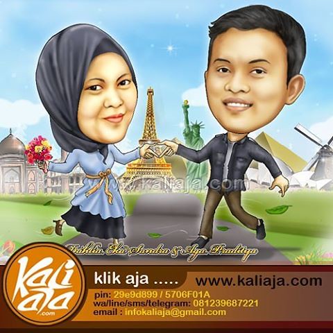 Detail Gambar Karikatur Prewed Nomer 13