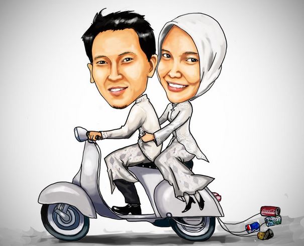 Detail Gambar Karikatur Prewed Nomer 7