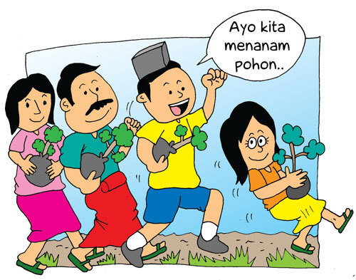 Detail Gambar Karikatur Reboisasi Nomer 18