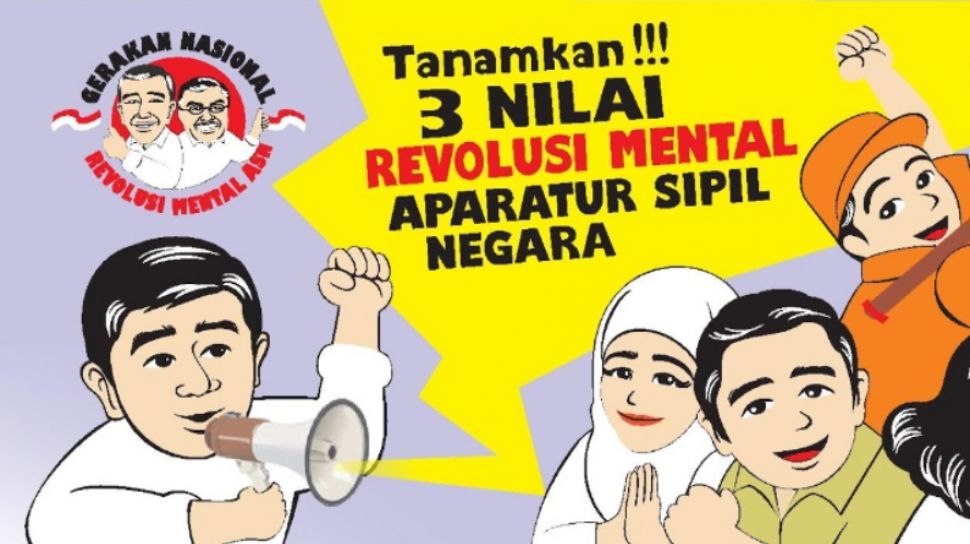 Detail Gambar Karikatur Revolusi Mental Nomer 2