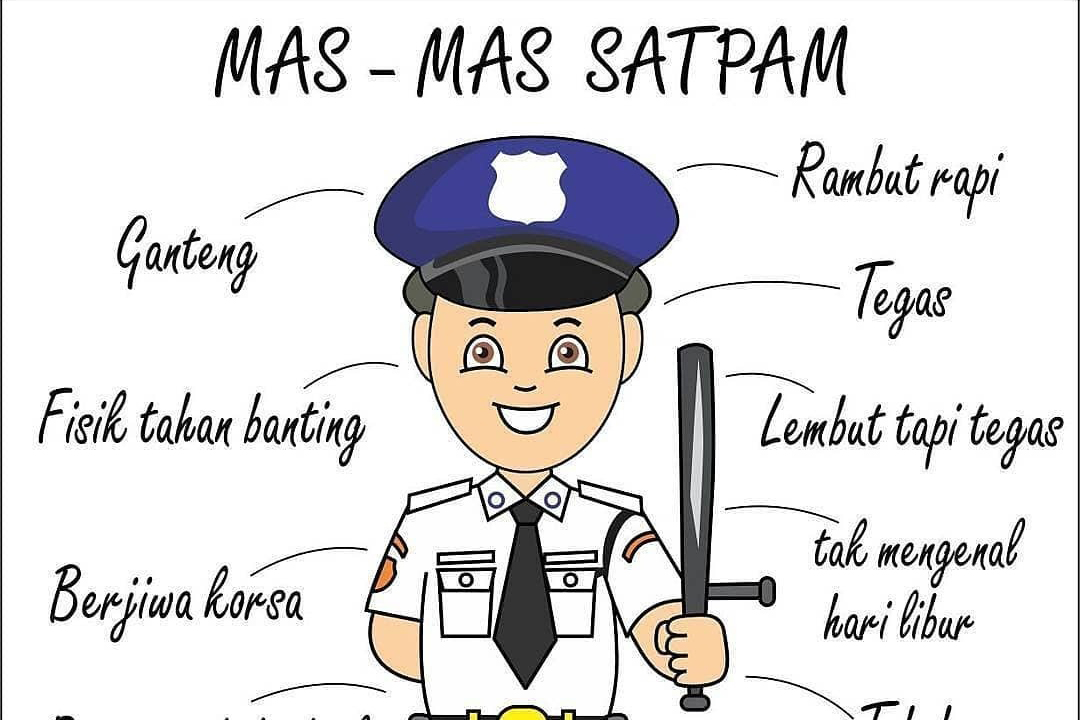 Detail Gambar Karikatur Satpam Nomer 32