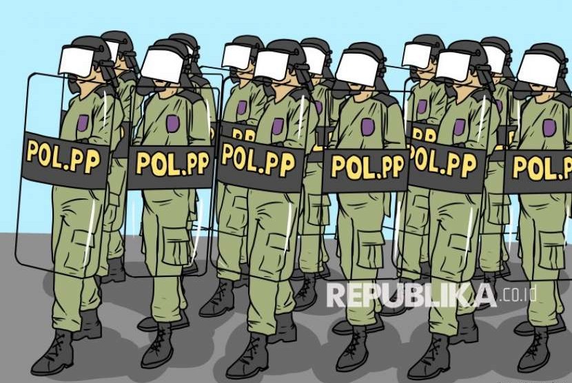 Detail Gambar Karikatur Satpol Pp Nomer 23