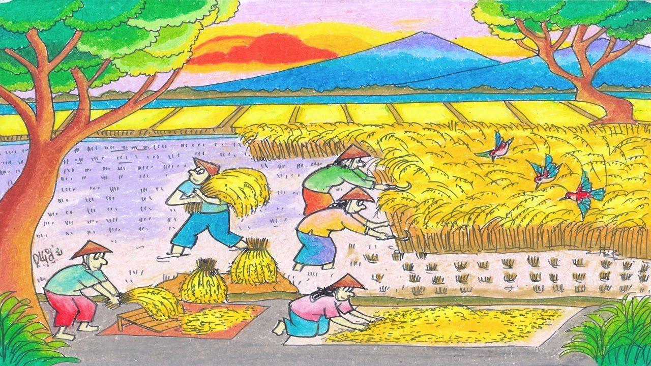 Detail Gambar Karikatur Sawah Nomer 33