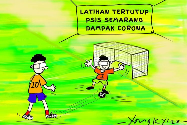 Detail Gambar Karikatur Sepak Bola Lucu Nomer 32