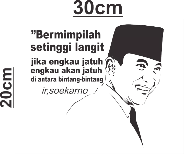 Detail Gambar Karikatur Soekarno Hitam Putih Nomer 3