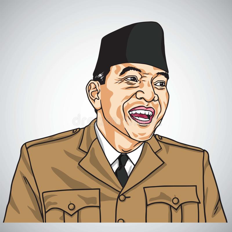 Detail Gambar Karikatur Soekarno Hitam Putih Nomer 28