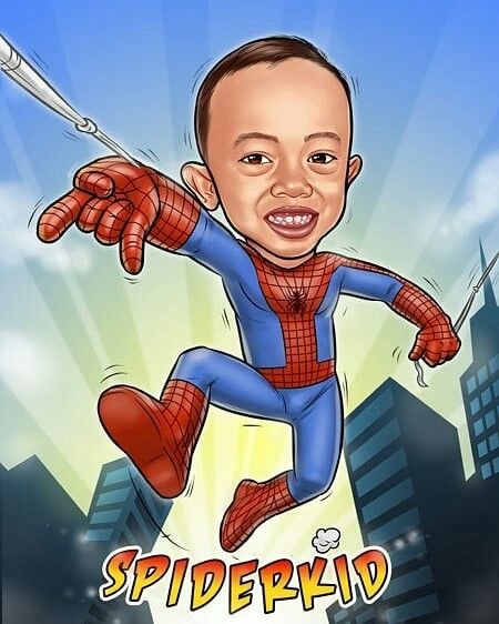 Gambar Karikatur Spiderman - KibrisPDR