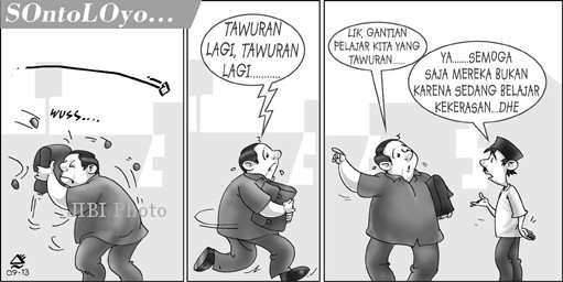 Detail Gambar Karikatur Tawuran Pelajar Nomer 36