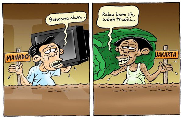 Detail Gambar Karikatur Tentang Bencana Alam Nomer 38